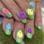 Easter Nails - 3D Peeps