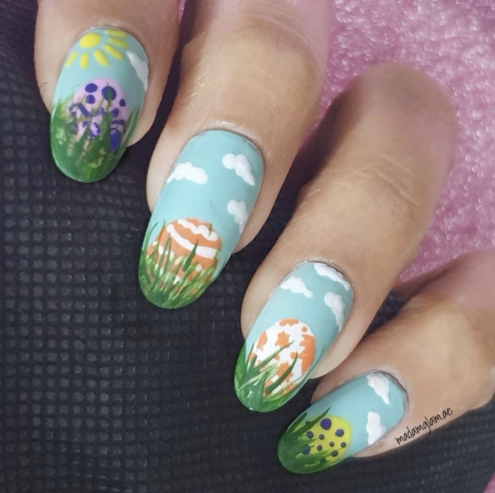 Easter Nails - Easter Egg Hunt