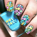 Easter Nails - Neon Peeps Nails