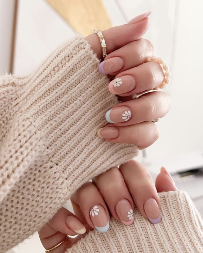 Easter Nails - Happy Florals