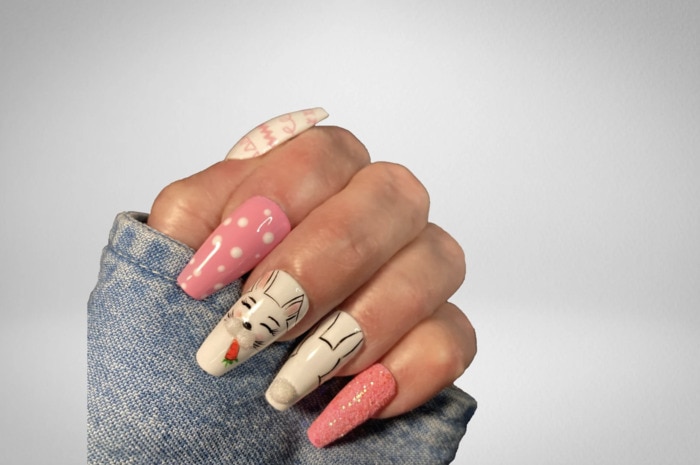 Easter Nails - Easter Bunny