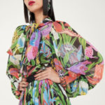 Iris Apfel x H&M Collection - Patterned Tie-Bow Blouse