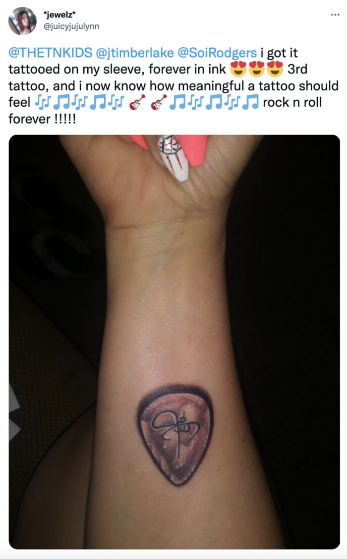 Justin Timberlakes Tattoos  Tattoo for a week