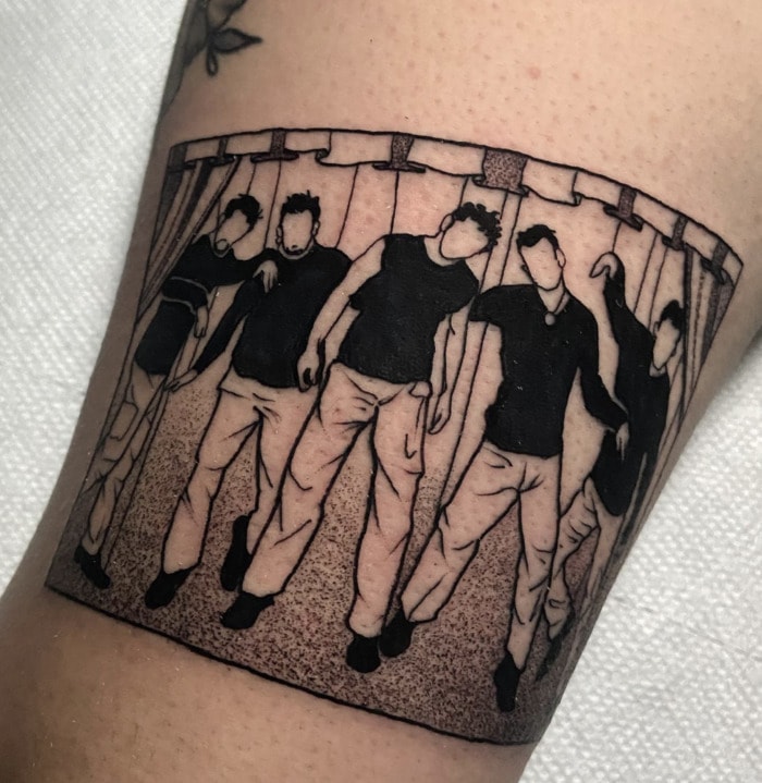 Justin Timberlake Tattoos - No Strings Attached NSYNC Cover
