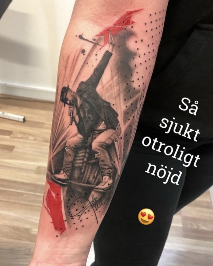Justin Timberlake Tattoos - Concert Tattoo