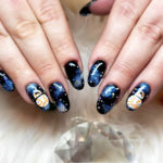 Star Wars Nails - BB8 Galaxy