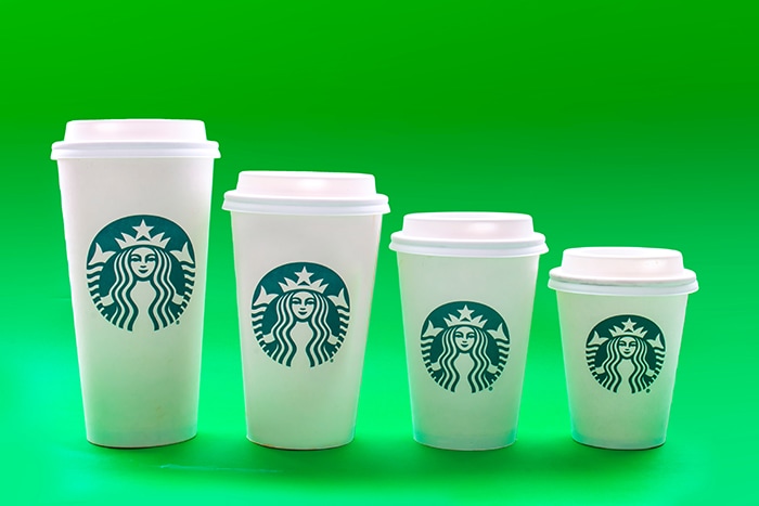 Starbucks Sizes