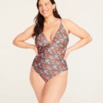 Swimsuits for Big Busts - J. Crew Plunge One-Piece in Meadow Song Floral