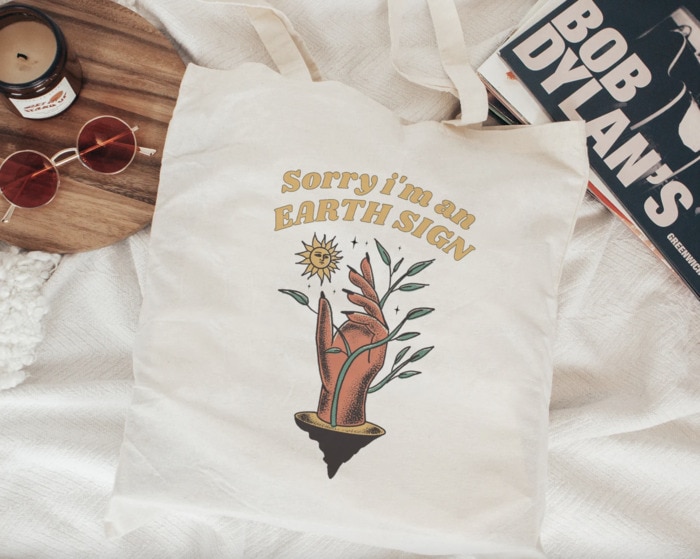 Taurus Gifts - Earth Sign tote bag