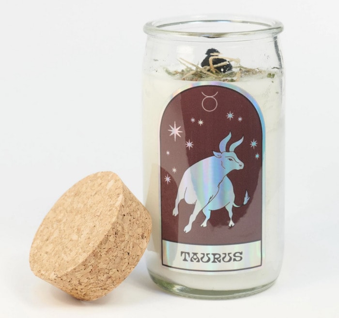 Taurus Gifts - Bull Candle