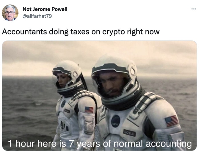 Tax Season Memes - Crypto Astronauts