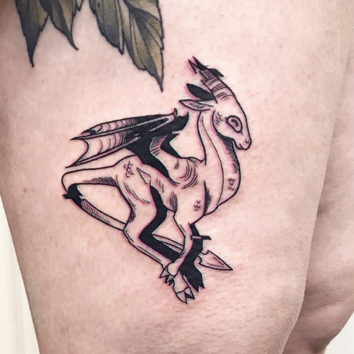 Cryptid Tattoos - Jersey Devil