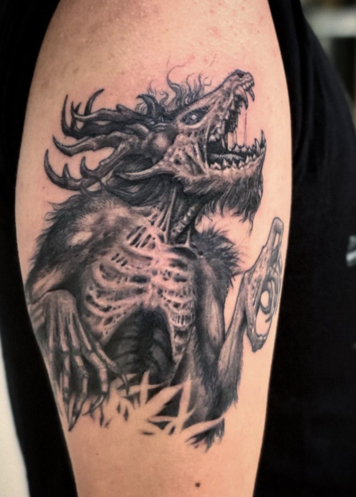 Cryptid Tattoos - Wendigo