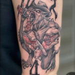 Cryptid Tattoos - Cowboy Chupacabra