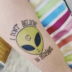 Cryptid Tattoos - I Don't Believe in Aliens