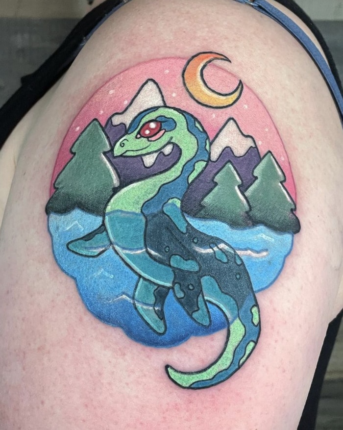 Cryptid Tattoos - Loch Ness Monster