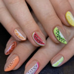 Cute Summer Nails - fruit slices
