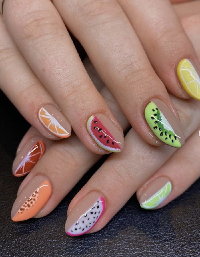 28 Cute Summer Nails Ideas for 2022 - Let's Eat Cake