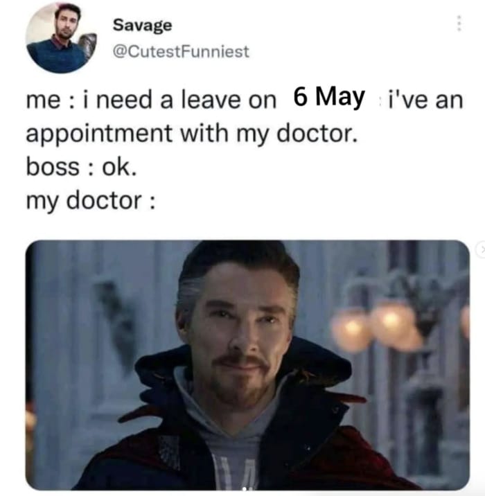 Doctor Strange Memes - appointment