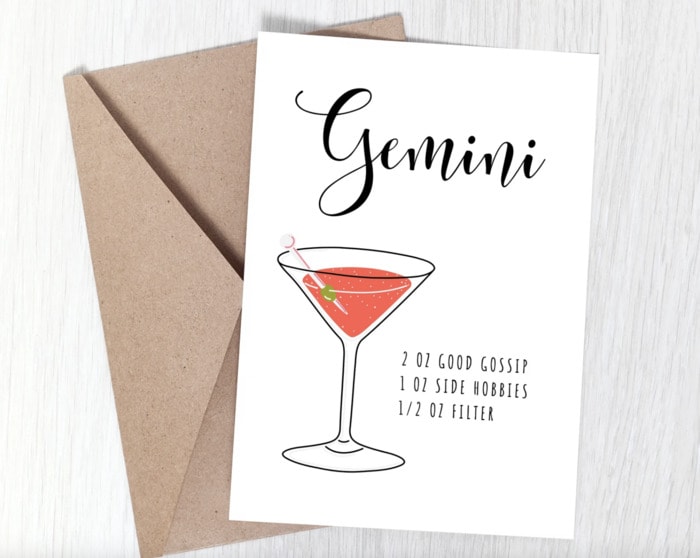 Gemini Gifts - Card