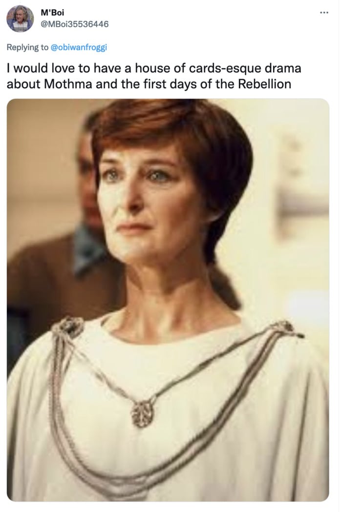Obscure Star Wars Characters - Mothma