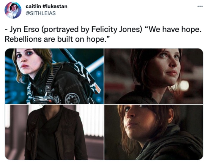 Sexy Star Wars Characters - Jyn Erso