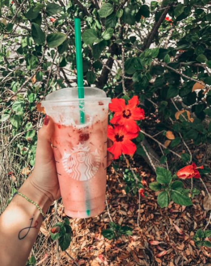 Starbucks Pink Drink - Pink Starburst