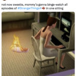 Stranger Things 4 Memes and Tweets - sorry sweetie Sims meme