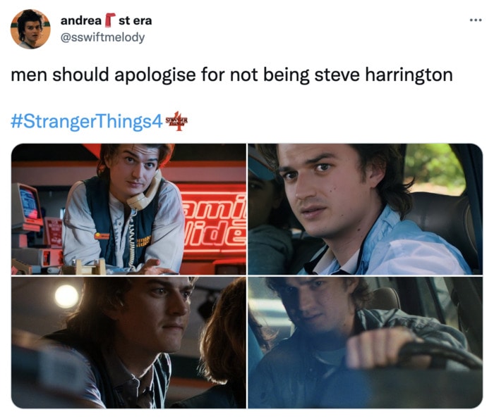 Stranger Things 4 Memes and Tweets - Steve Harrington