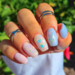 Summer Ombre Nails - Shimmery glitter
