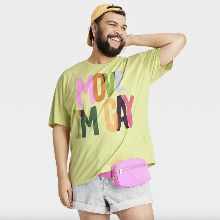 Target Pride Collection - Move, I'm Gay tee