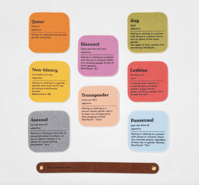 Target Pride Collection - felt coaster set