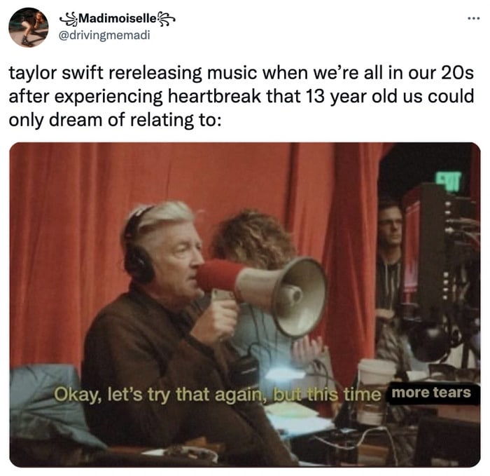 Taylor Swift Memes - growing up with taylor swift crying
