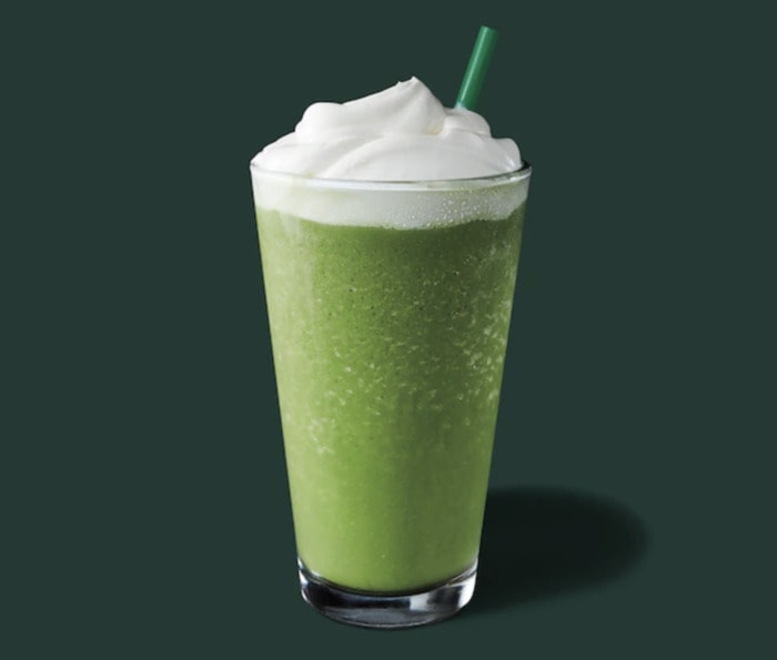 Vegan Starbucks Drinks - Matcha Frappuccino