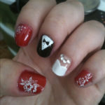 Worst Wedding Nails - dress and tuxedo