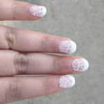 Worst Wedding Nails - tablecloth nails
