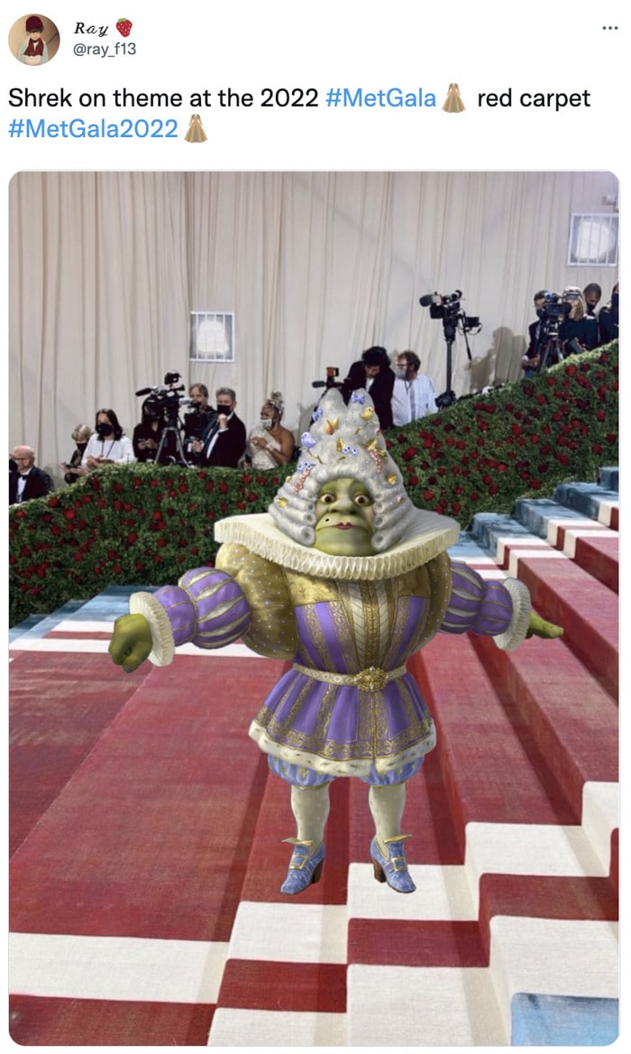 Met Gala 2022 Memes - shrek