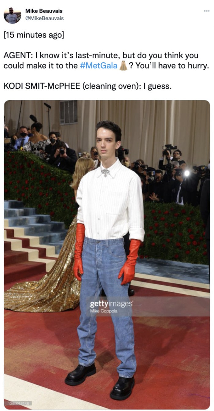 Met Gala 2022 Memes - kodi smit-mcphee