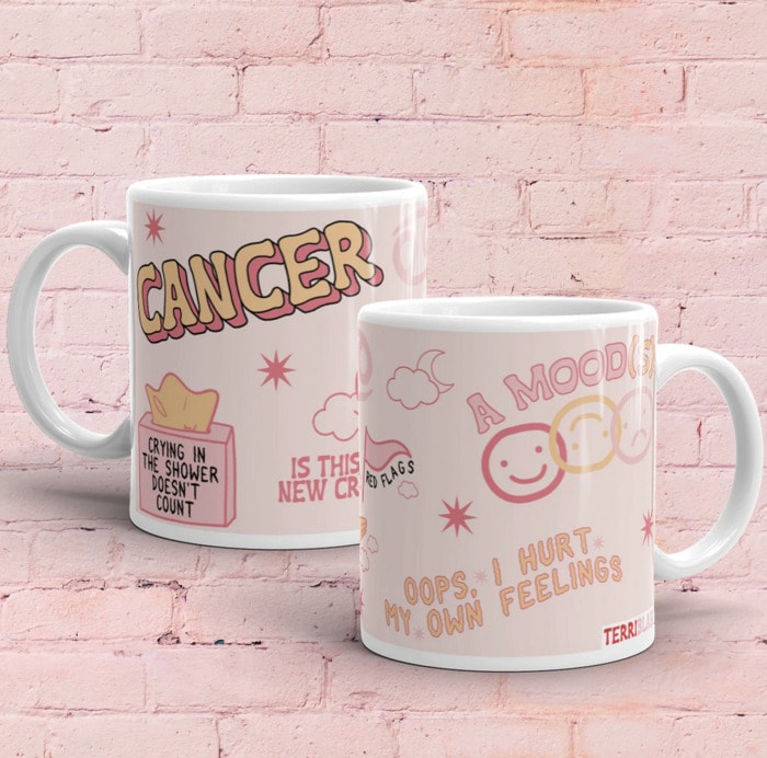 Cancer Zodiac Gifts - mug