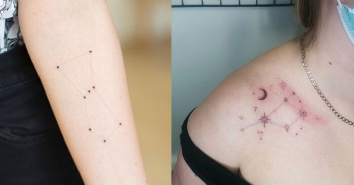 25 Constellation Tattoos for Astrologers and Astronomers - Let's Eat Cake