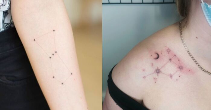 25 Constellation Tattoos for Astrologers and Astronomers - Let's Eat Cake 25 Constellation Tattoos for Astrologers and Astronomers - Let's Eat Cake