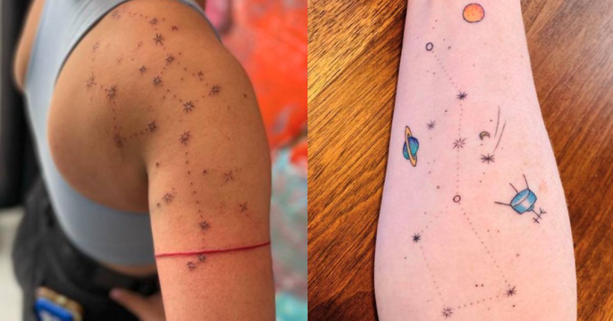 25 Constellation Tattoos for Astrologers and Astronomers - Let's Eat Cake
