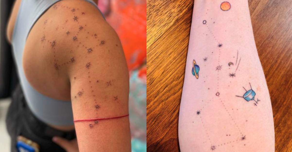 25 Constellation Tattoos for Astrologers and Astronomers - Let's Eat Cake 25 Constellation Tattoos for Astrologers and Astronomers - Let's Eat Cake