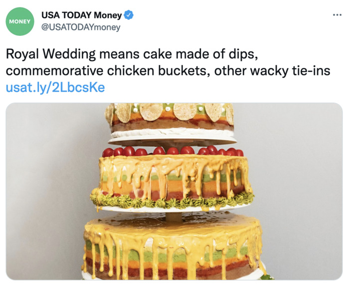Craziest Wedding Cakes - savory cake of dips