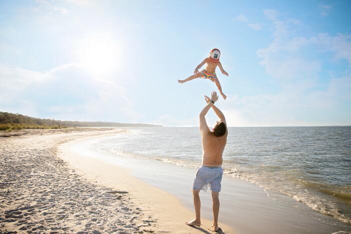 Dad Jokes - father and child