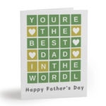 Father's Day Gift Ideas - Wordle Card