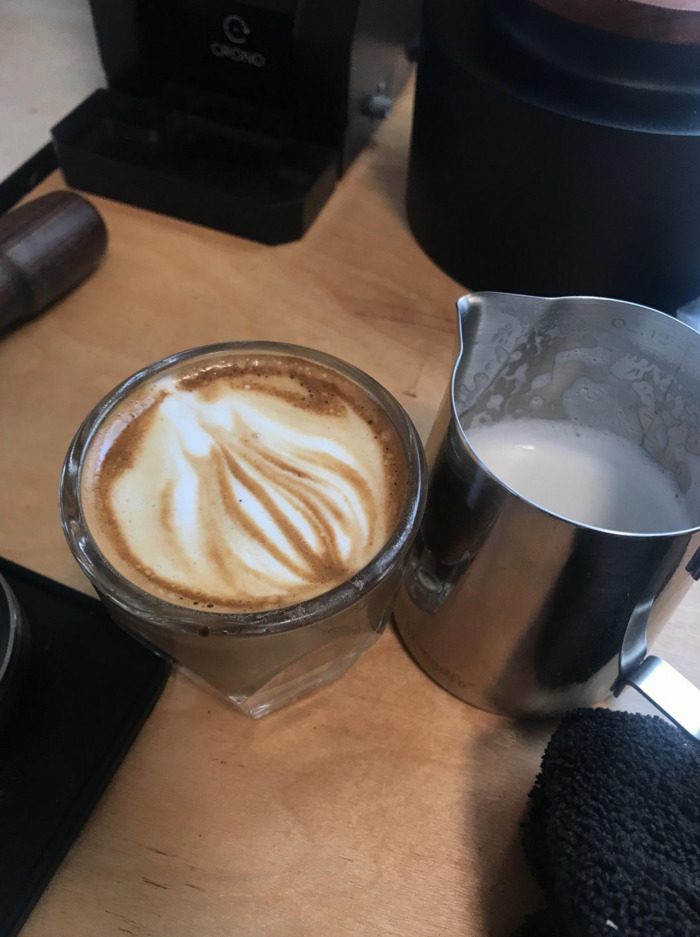 Funny Latte Art - vagina