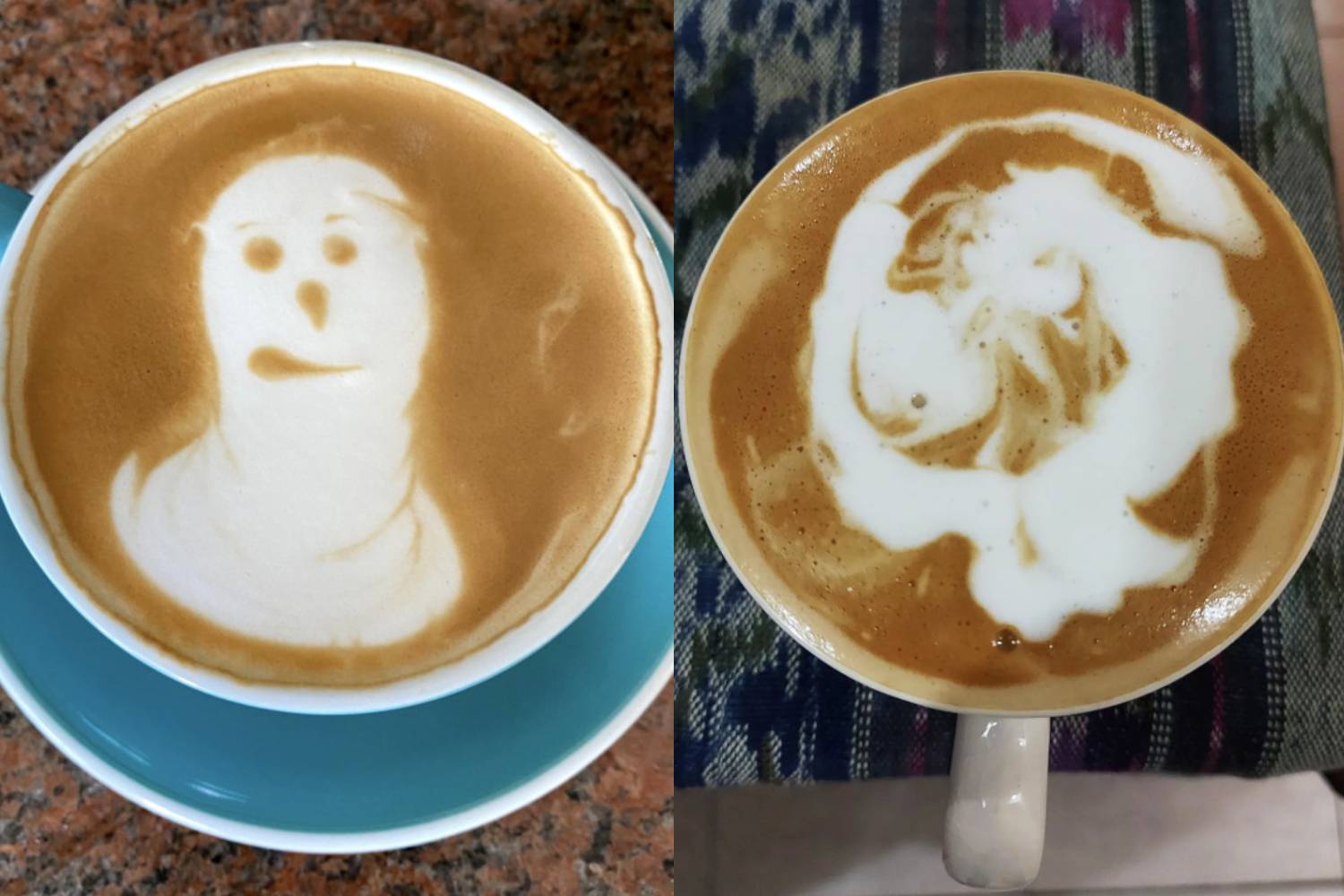 Funny Latte Art