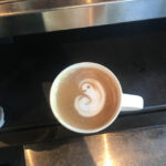 Funny Latte Art - embryo
