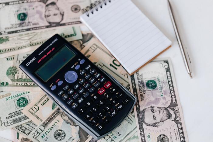 I Bonds - money with calculator and notebook